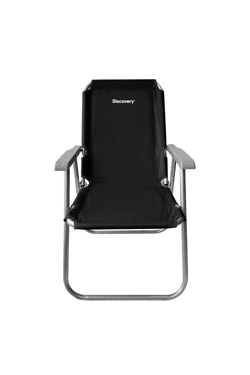 Silla Plegable de Camping Discovery - Negro 