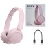 Auricular Sony Bluetooth ON-EAR WH-CH520 Rosado