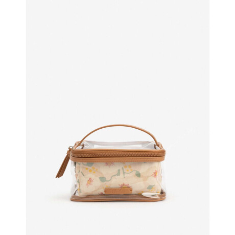 Porta Cosméticos Estampado Flores