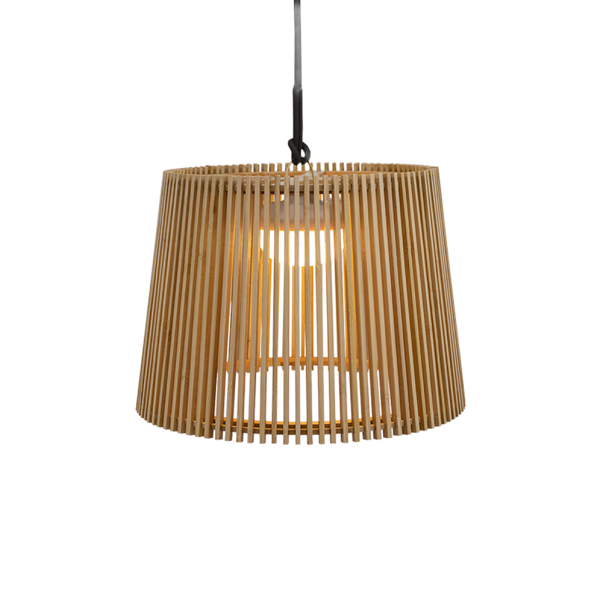 Colgante bambú con lámpara recargable cálida IP54 - NW0060 