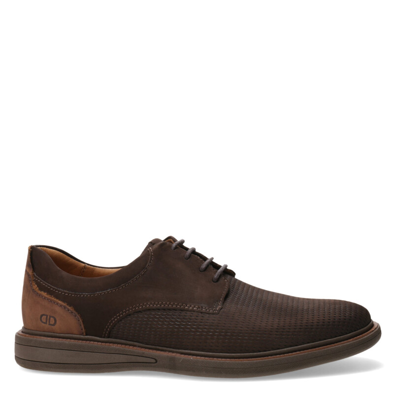 Zapatos de Hombre Democrata BAY acordonado Marrón Café