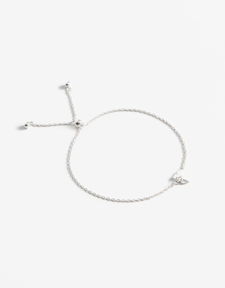 Pulseras Flexibles Strass Pulsera Plata 925 - Plateado