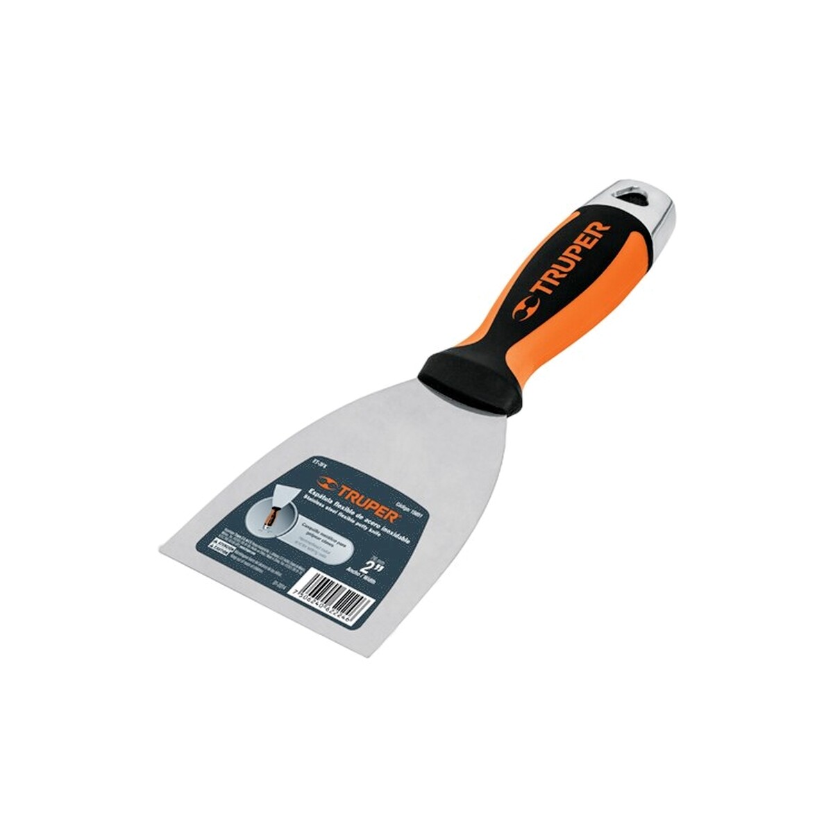 Espatula flexible ac.inox.goma 2"TRUPER 