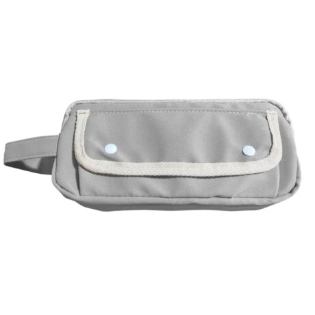 Cartuchera Campus con Solapa Gris