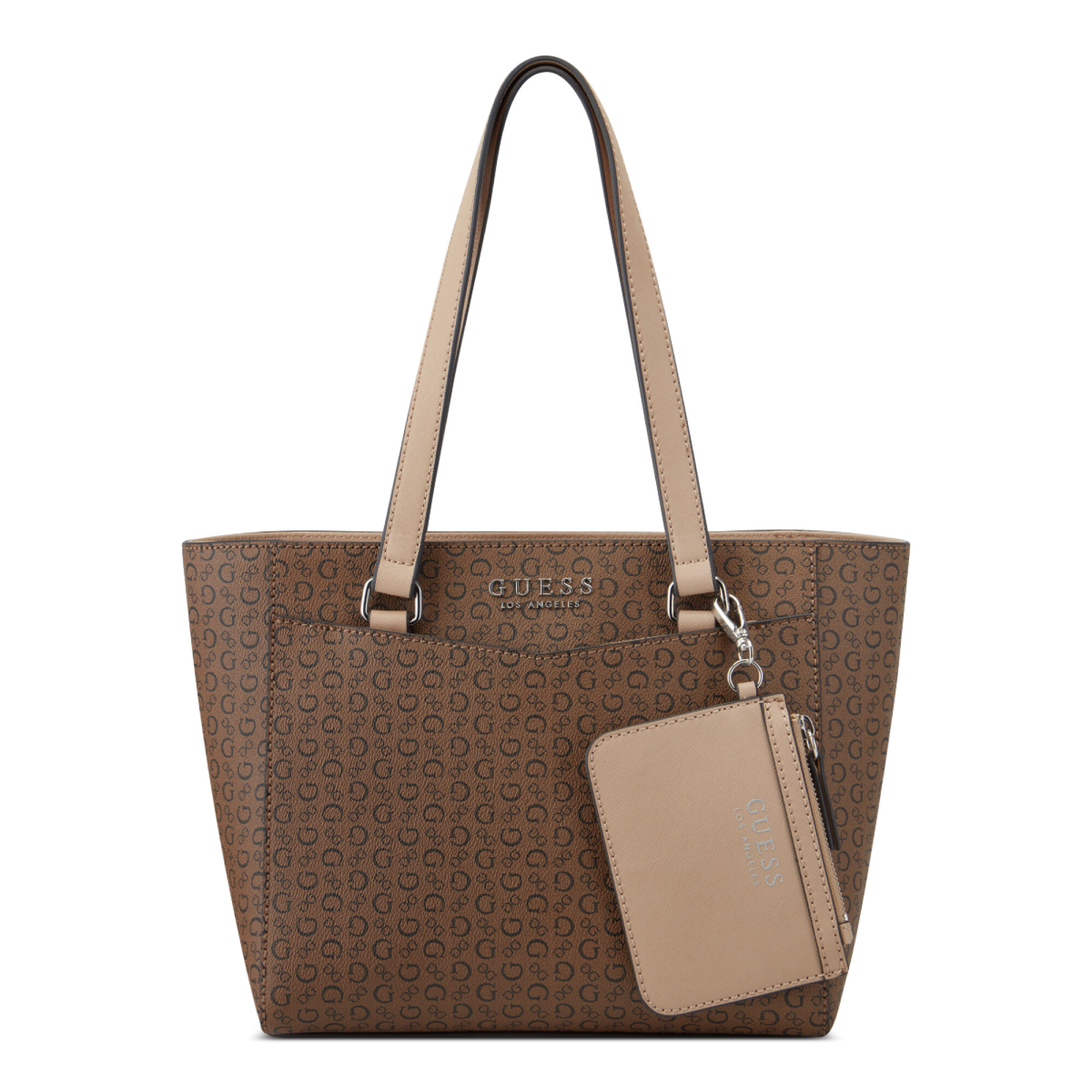 HOT Bolso Cartera Guess Color Cafe Cartera Clutch Cafe Guess