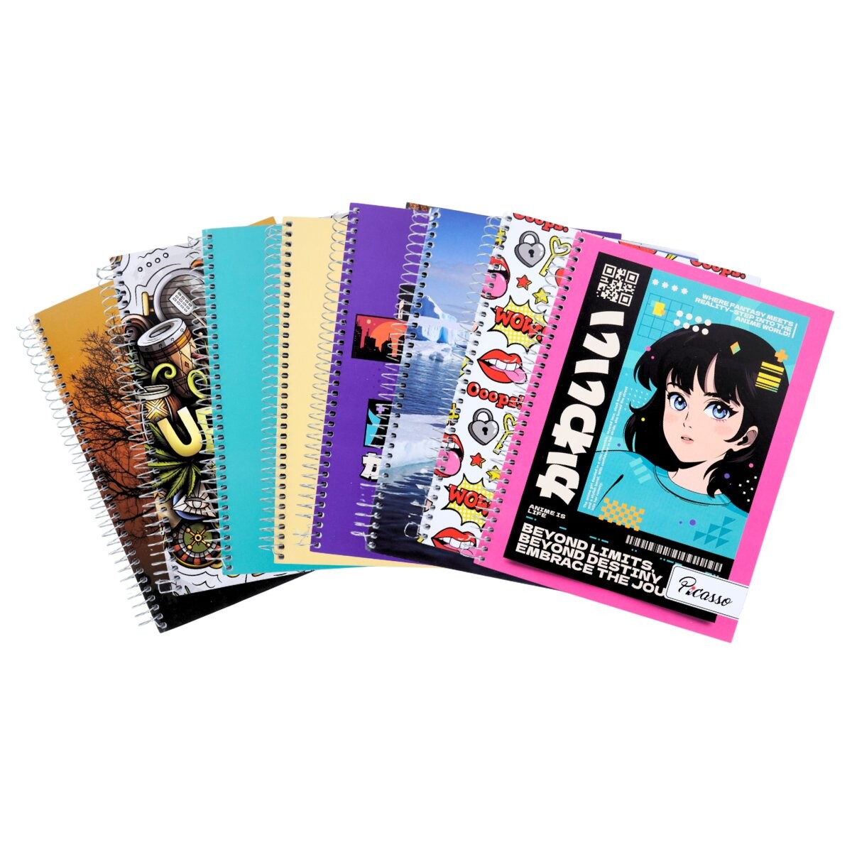 Cuaderno Picasso espiral 48 hojas rayado 