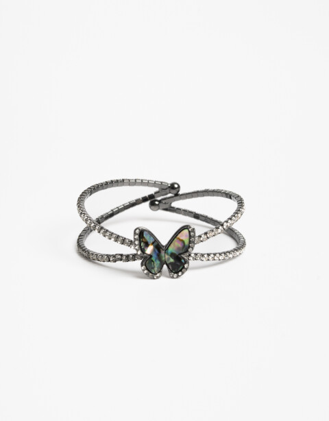 Brazaletes Color Brazalete Con Mariposa - Combinacion Multicolor