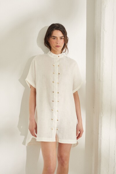 VESTIDO JAPON Manteca