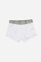 Boxer liso pack x 3 BLANCO
