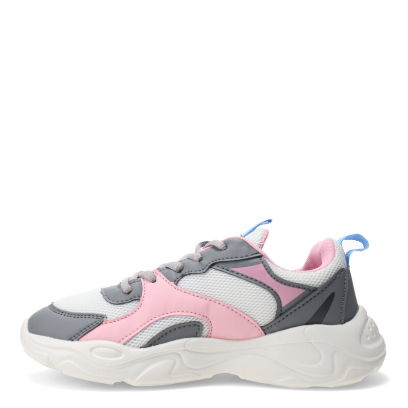 Championes Infantiles Umbro Evoque Blanco - Rosado - Celeste
