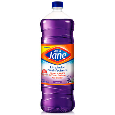 Limpiador Líquido Desinfectante Agua Jane Lavanda 1.8 LT