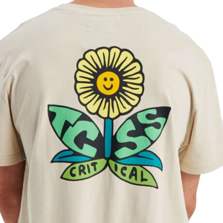 Remera MC Critical Slide Sunshine Tee Blanco Beige