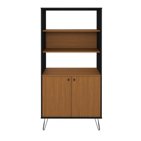 BIBLIOTECA MDF MARRON PLUS