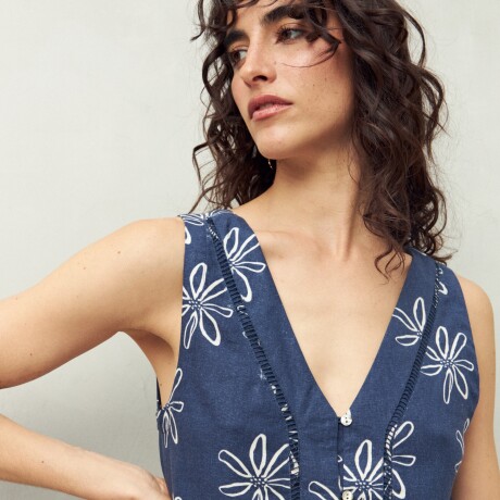 VESTIDO URRUTIA Indigo