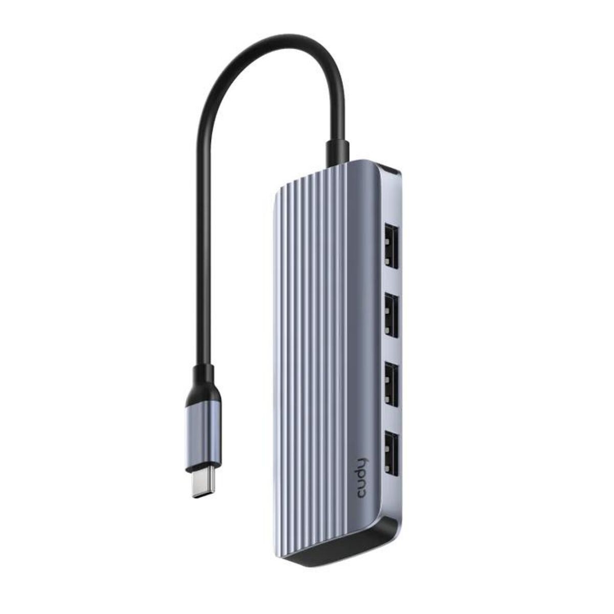 Hub Cudy 6 en 1 4K-HDMI 