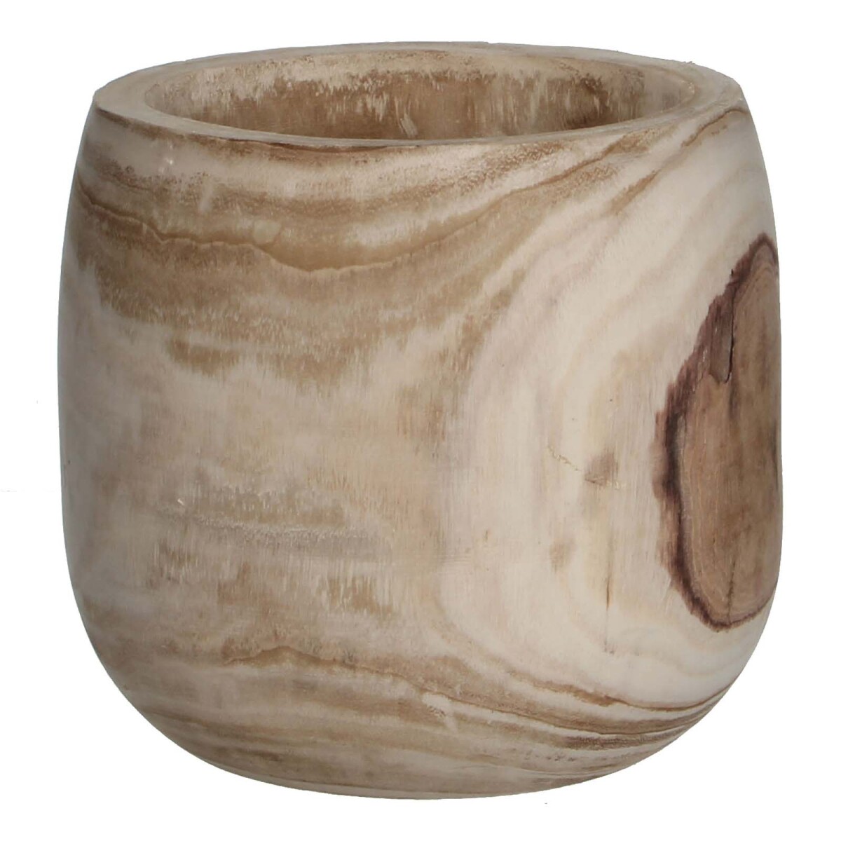 MACETA - MADERA NATURAL-BEIGE PIA 