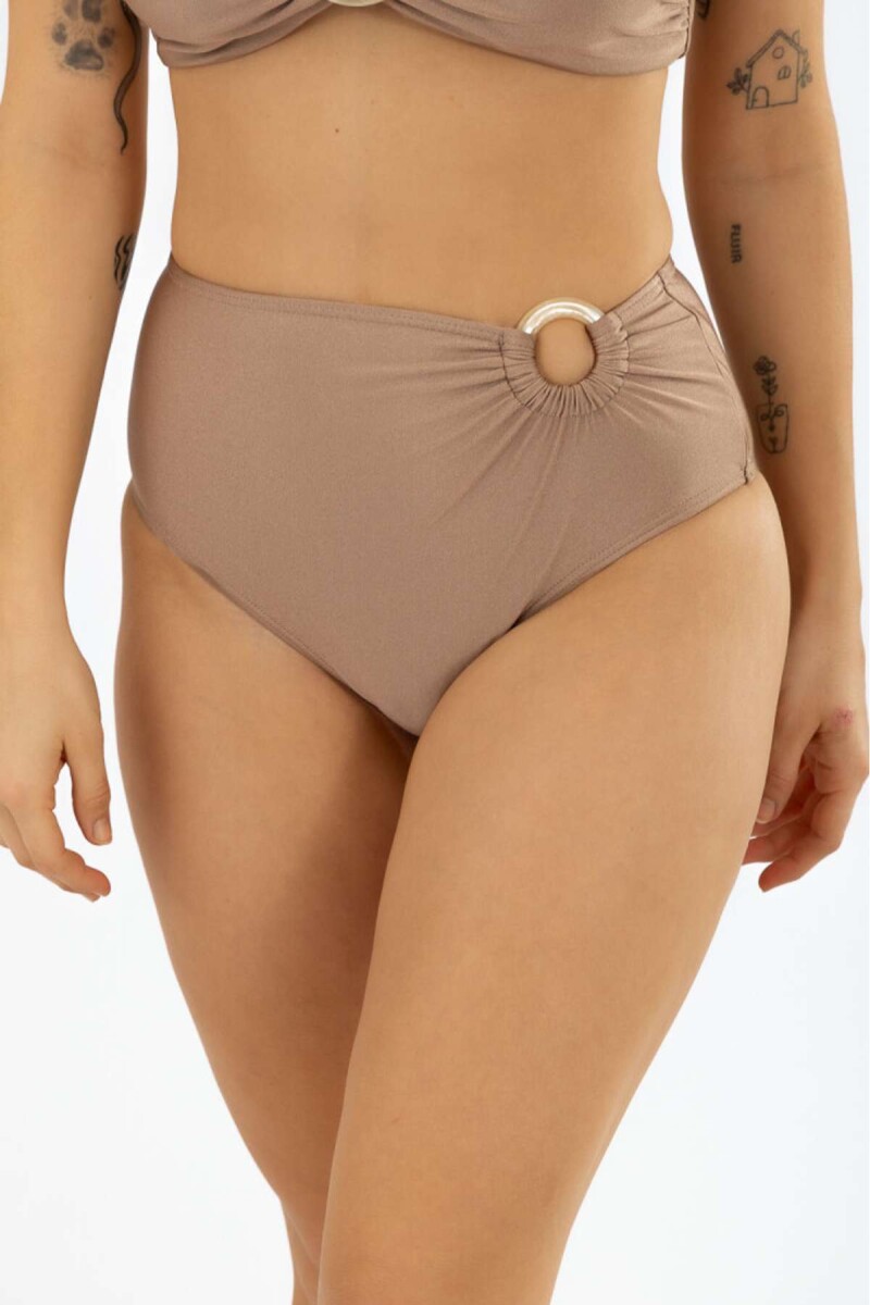 Bombacha alta peonia metal - Ceniza metal 