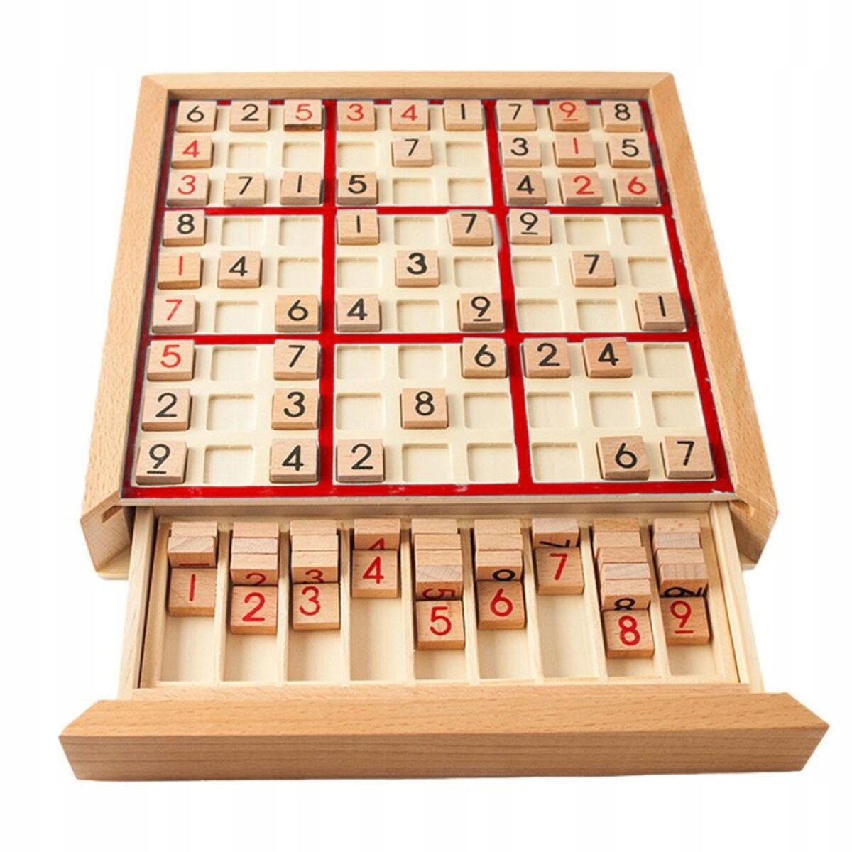 Juego Sudoku madera 