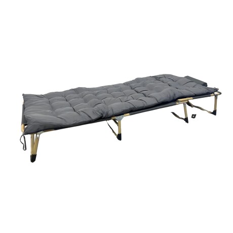 Catre Cama Plegable Acolchonada 193x68cm Azul