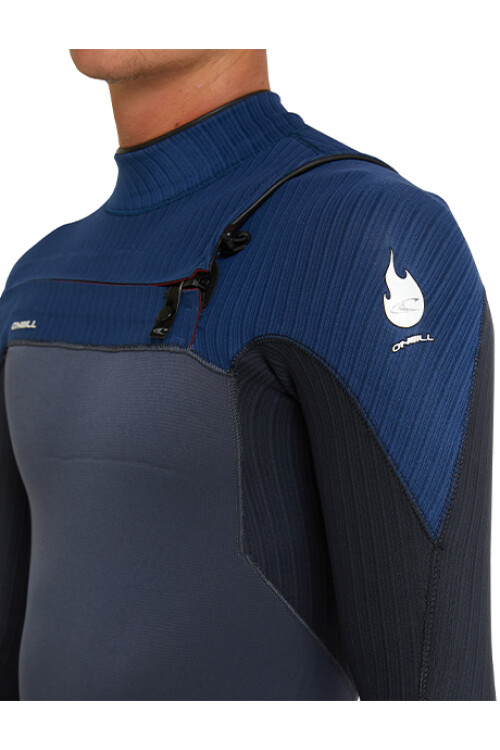 Hyperfreak Fire 4/3 mm - Full Suit Chest Zip Azul