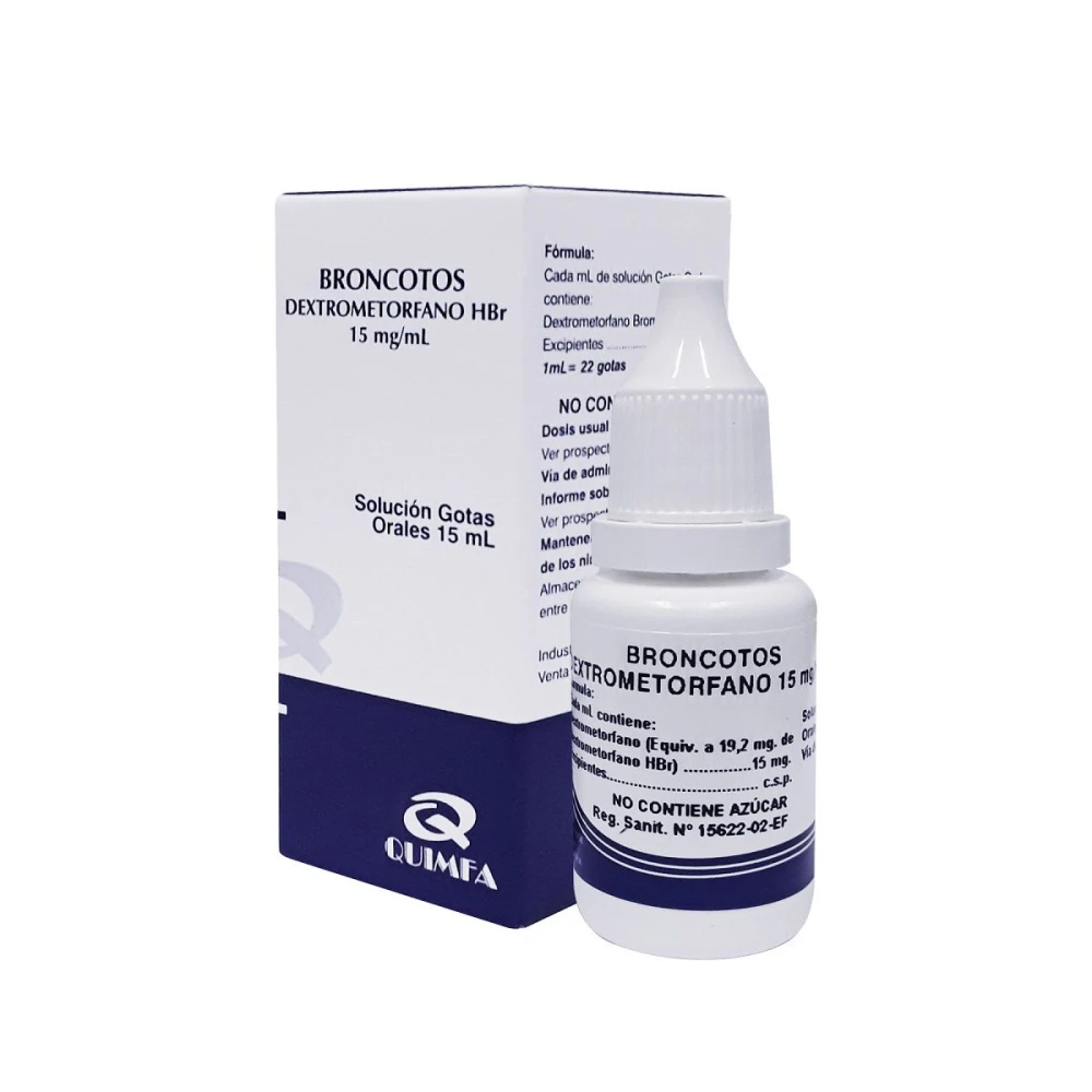 BRONCOTOS SOL. GOTAS ORALES FR. X 15 ML.