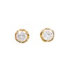 Caravanas Solitario oro- Oro bajo - Zirconia - CA8114 conpiedra