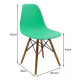Silla Eames Verde Menta | Diseño Nórdico | Patas de Madera | Comedor, Cocina y Oficina Silla Eames Verde Menta | Diseño Nórdico | Patas de Madera | Comedor, Cocina y Oficina