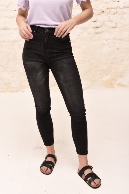 Pantalón Jean Skinny Blair Negro