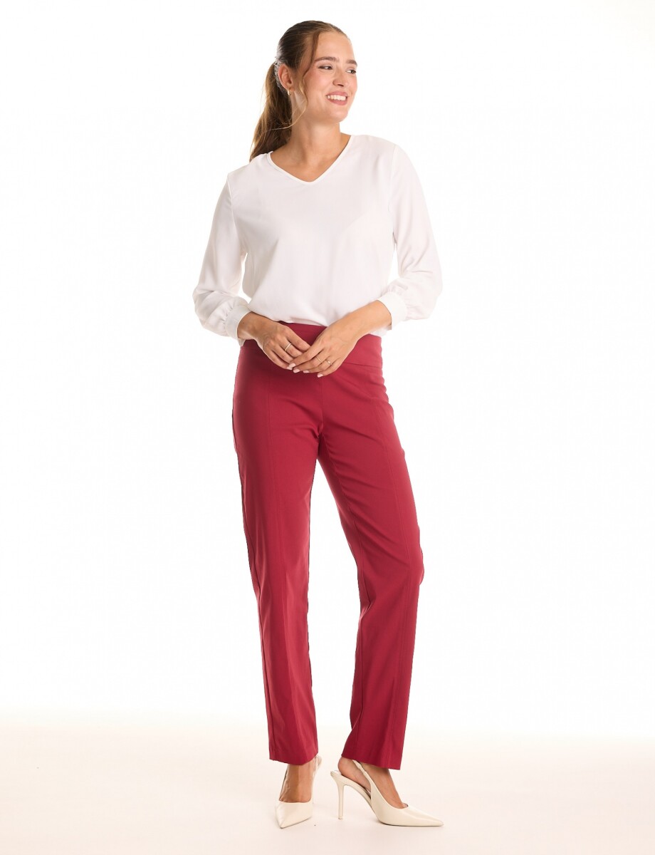Pantalon Modelador - Rojo 