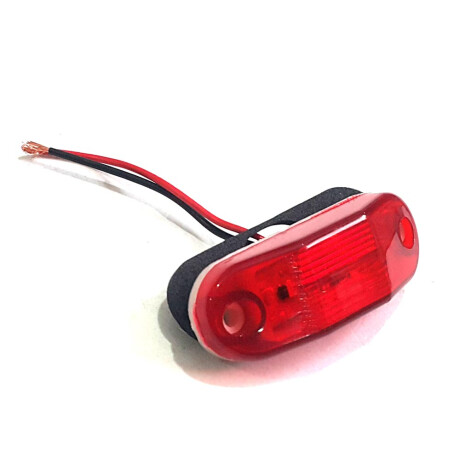 FAROL - LATERAL OVALADO LED BI VOLT ROJO MULTILIGHT FAROL - LATERAL OVALADO LED BI VOLT ROJO MULTILIGHT