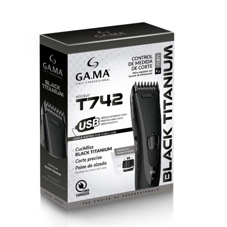MAQUINA DE CORTAR PELO GA.MA TITANIUM T742 001
