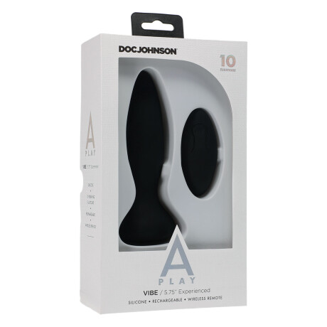 A-PLAY Beginner Plug Anal Vibrador Negro A-PLAY Beginner Plug Anal Vibrador Negro