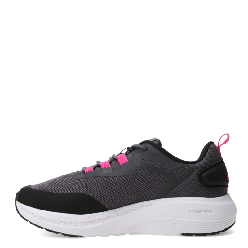 Championes Unisex Topper Gris Topo - Negro - Rosado