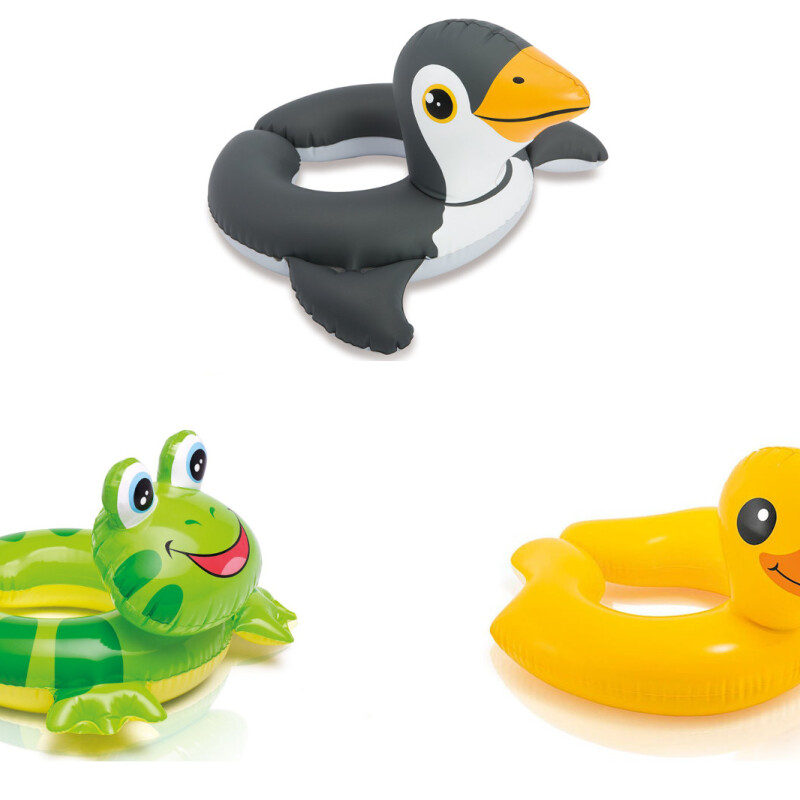 INTEX SALVAVIDAS INFANTILES CON DISEÑOS DE ANIMALES Intex Salvavidas Infantiles Con Diseños De Animales