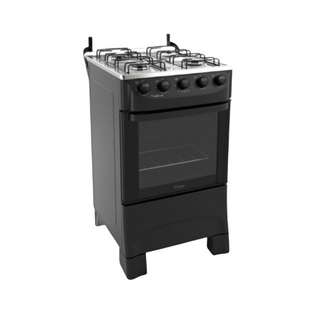 Cocina TEM Mastercook A Gas 4 Hornallas Capacidad 48L - Negra Cocina TEM Mastercook A Gas 4 Hornallas Capacidad 48L - Negra