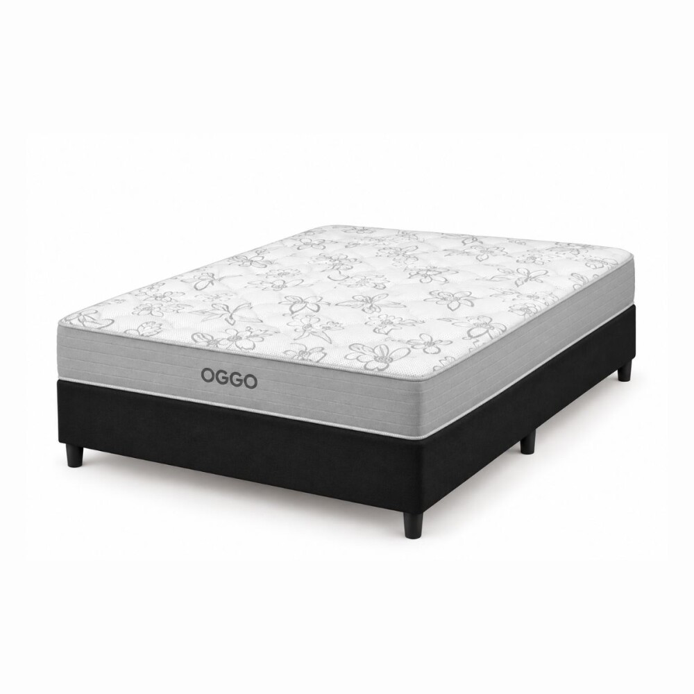 SOMMIER - MEGA SUEÑO 2 PLAZAS 100% ESPUMA CON BOX