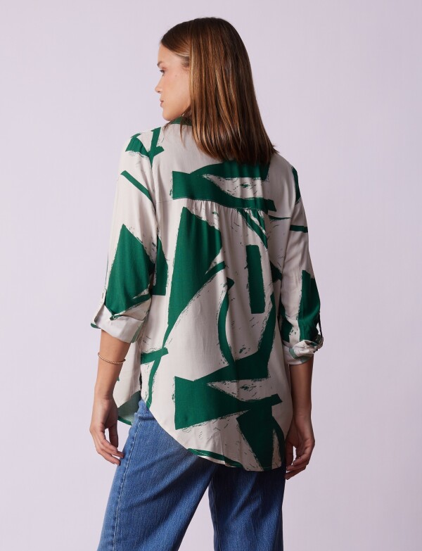 Camisola Print MULTI/VERDE