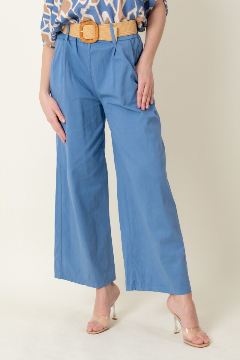 PANTALON OLIVO - Baby blue 