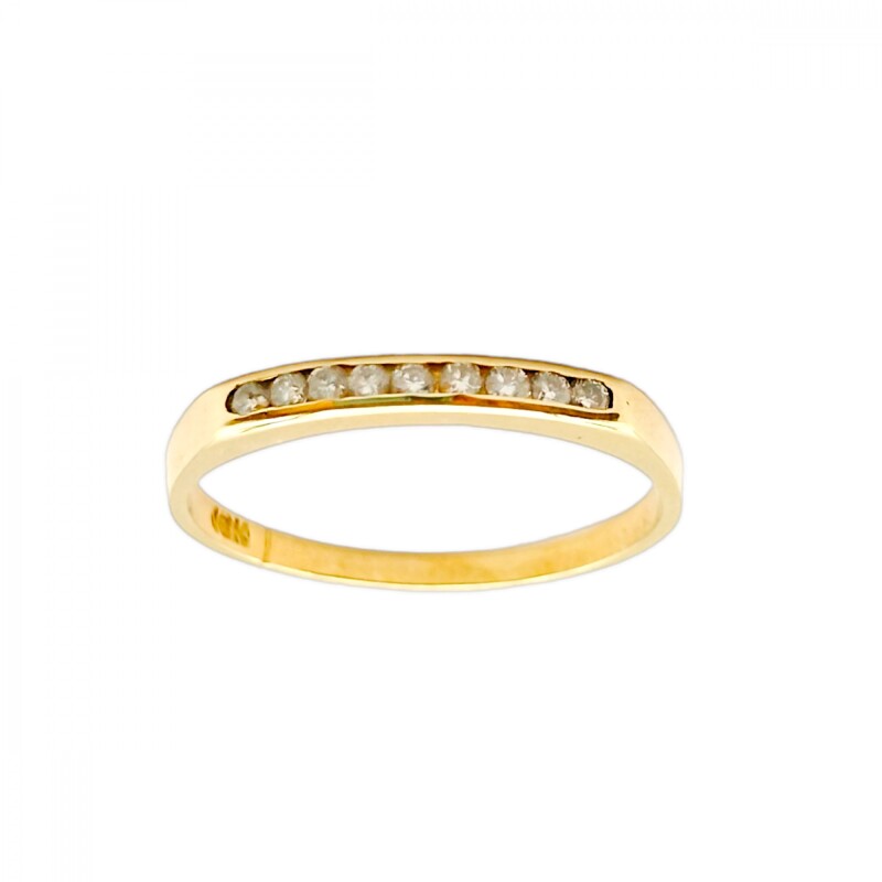 Anillo Sin Fin-Oro 18k-Piedra Zirconia-AN9515 conpiedra