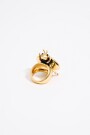 ANILLO ABEJA CON CRISTALES Negro