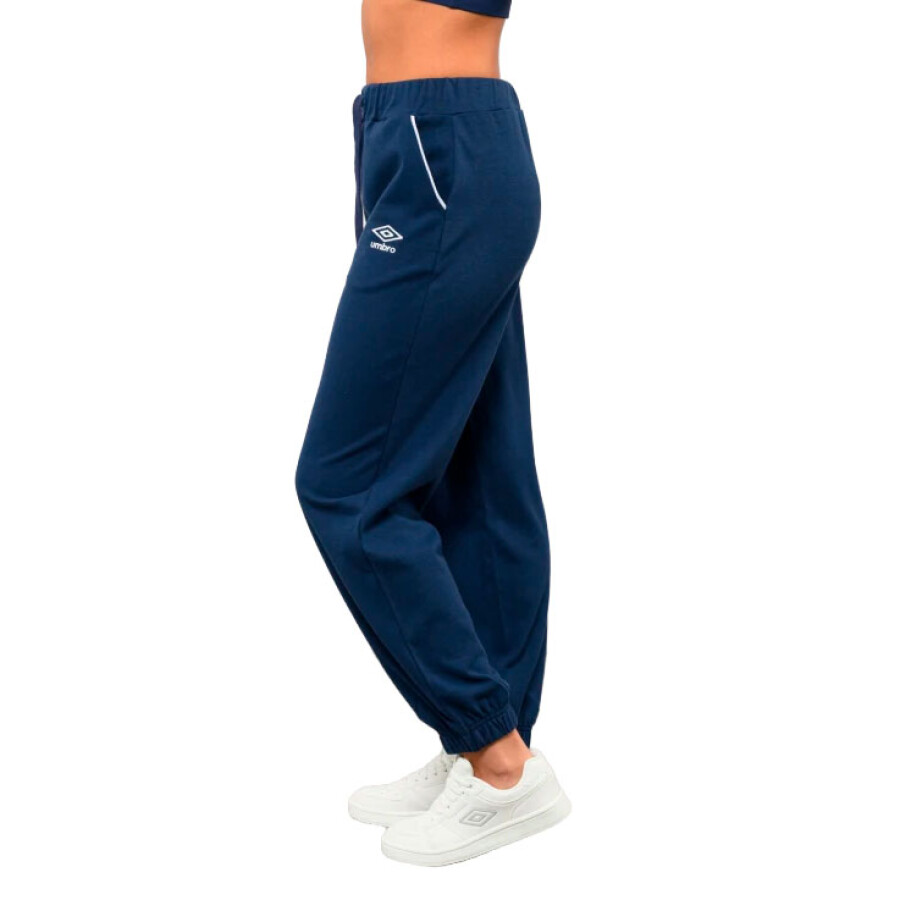 Pantalon de Mujer Umbro Aura Azul - Blanco