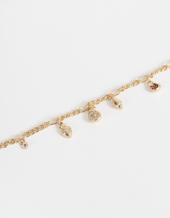 Collares Cortos Frutas Collar Corto Frutas - Dorado