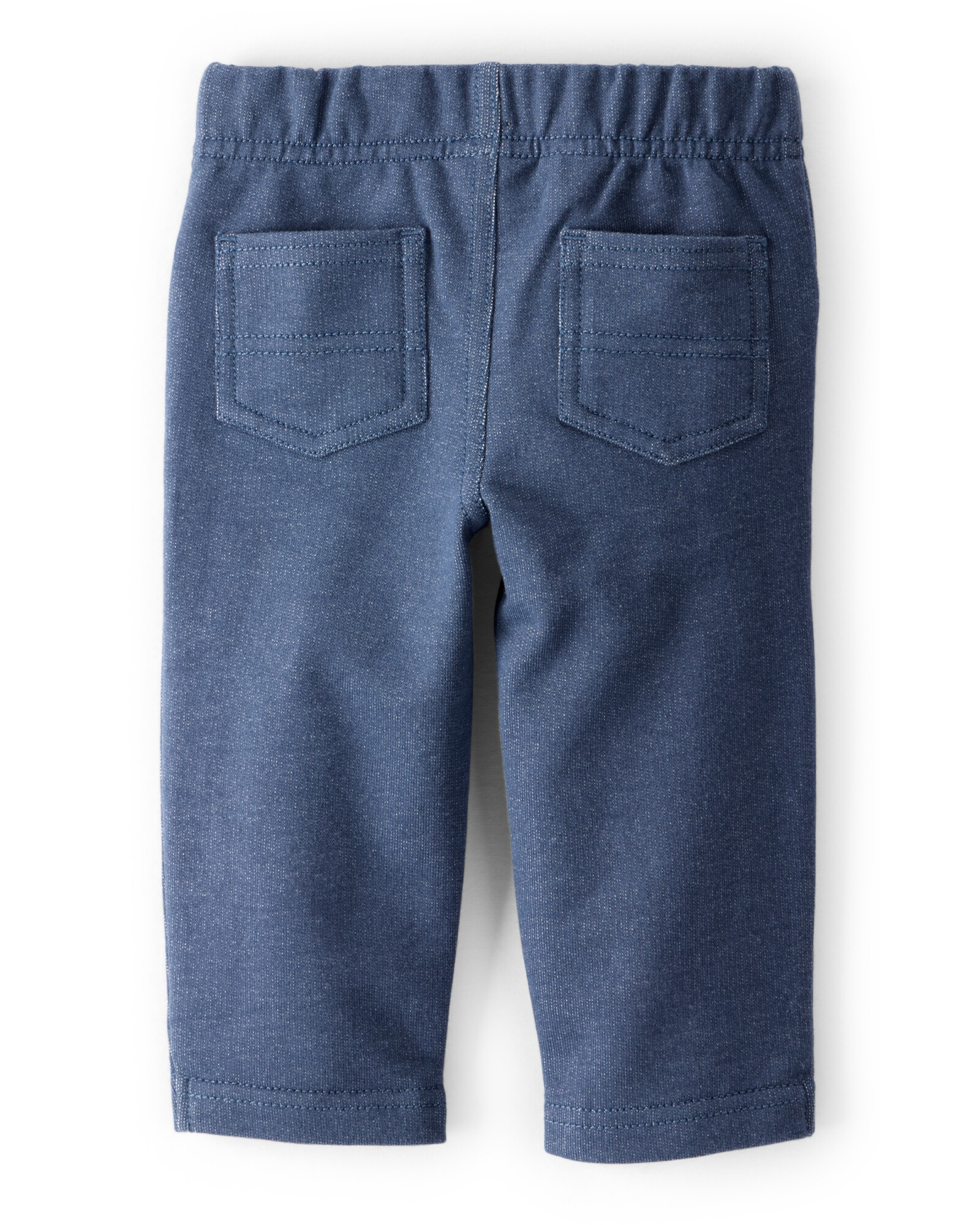 Pantalón de algodón, efecto denim Pantalón de algodón, efecto denim