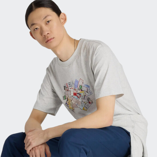 Remera New Balance Athletics Ticket Gris