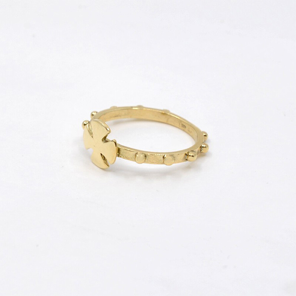 Anillo Rosario Vasco En Oro 18K Anillo Rosario Vasco En Oro 18K