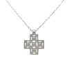 Dije Cruz Calada-Plata 925-Sin piedra-CP3147 sinpiedra