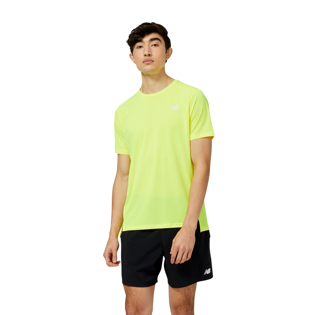 Remera New Balance de Hombre - ACCELERATE - MT23222CSN - BEIGE 