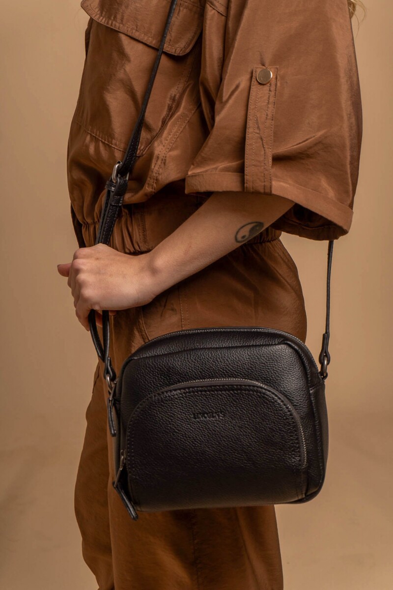 BANDOLERA MORRAL SANDALO - NEGRO 