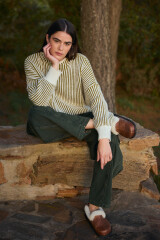 Sweater Astral Crudo/Oliva