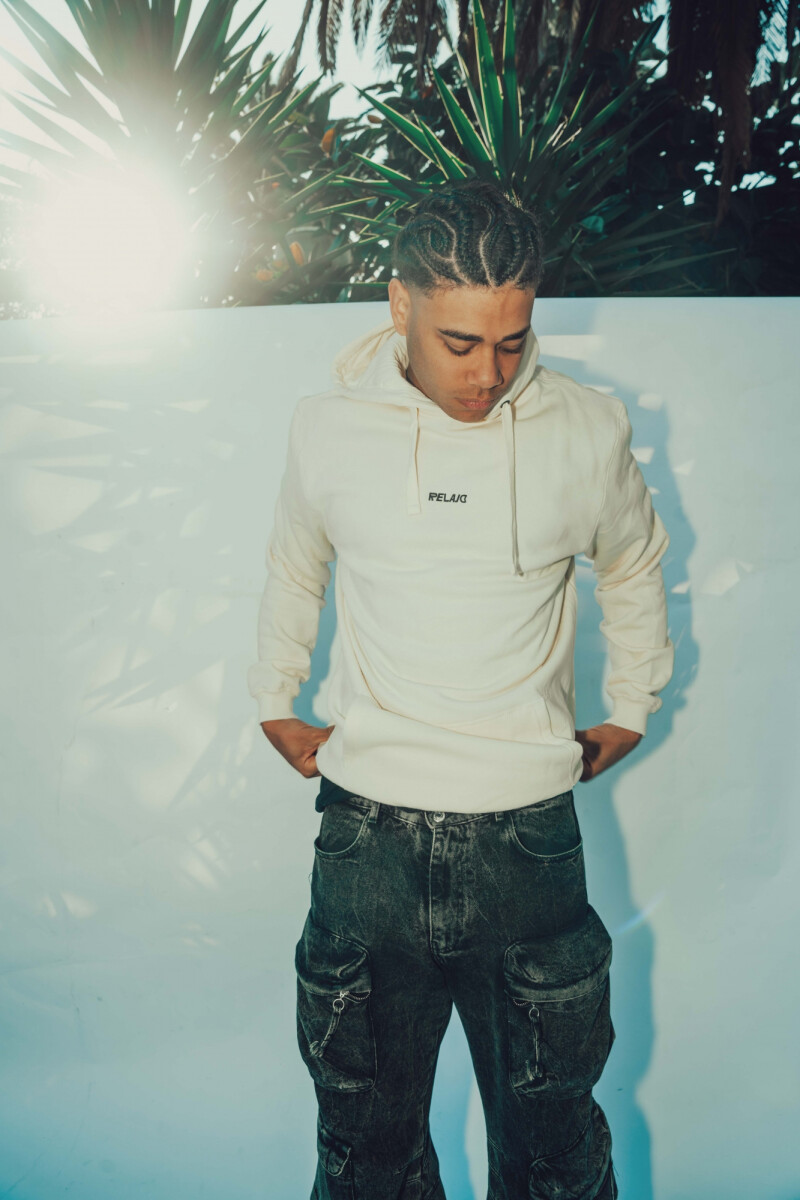 Hoodie Full Classic Crema